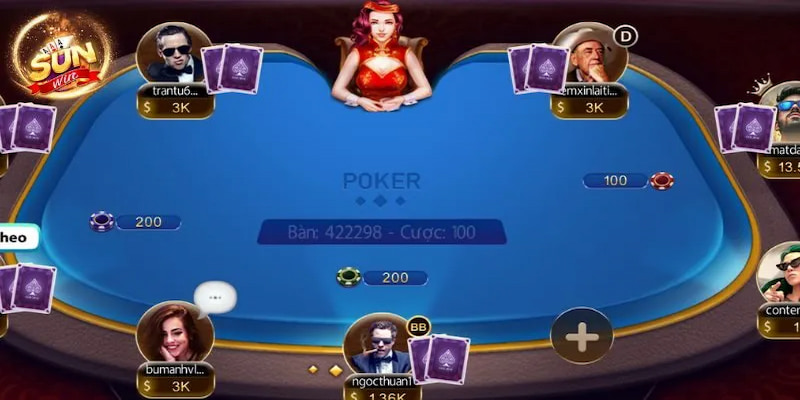 Chơi game poker Hướng dẫn chi tiết cách chơi game poker tại Sunwin
