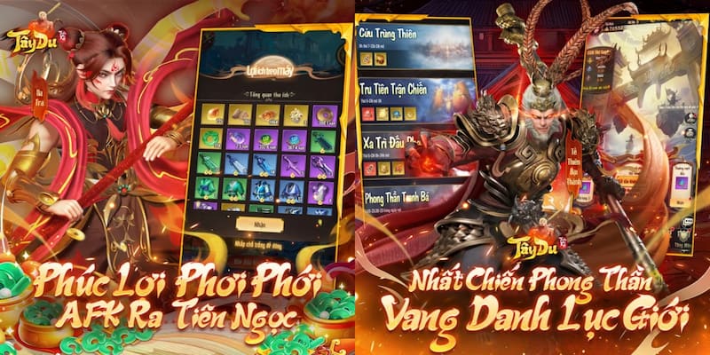 Tây du thần khí Những tính năng nổi bật của Tây du thần khí tại Sunwin